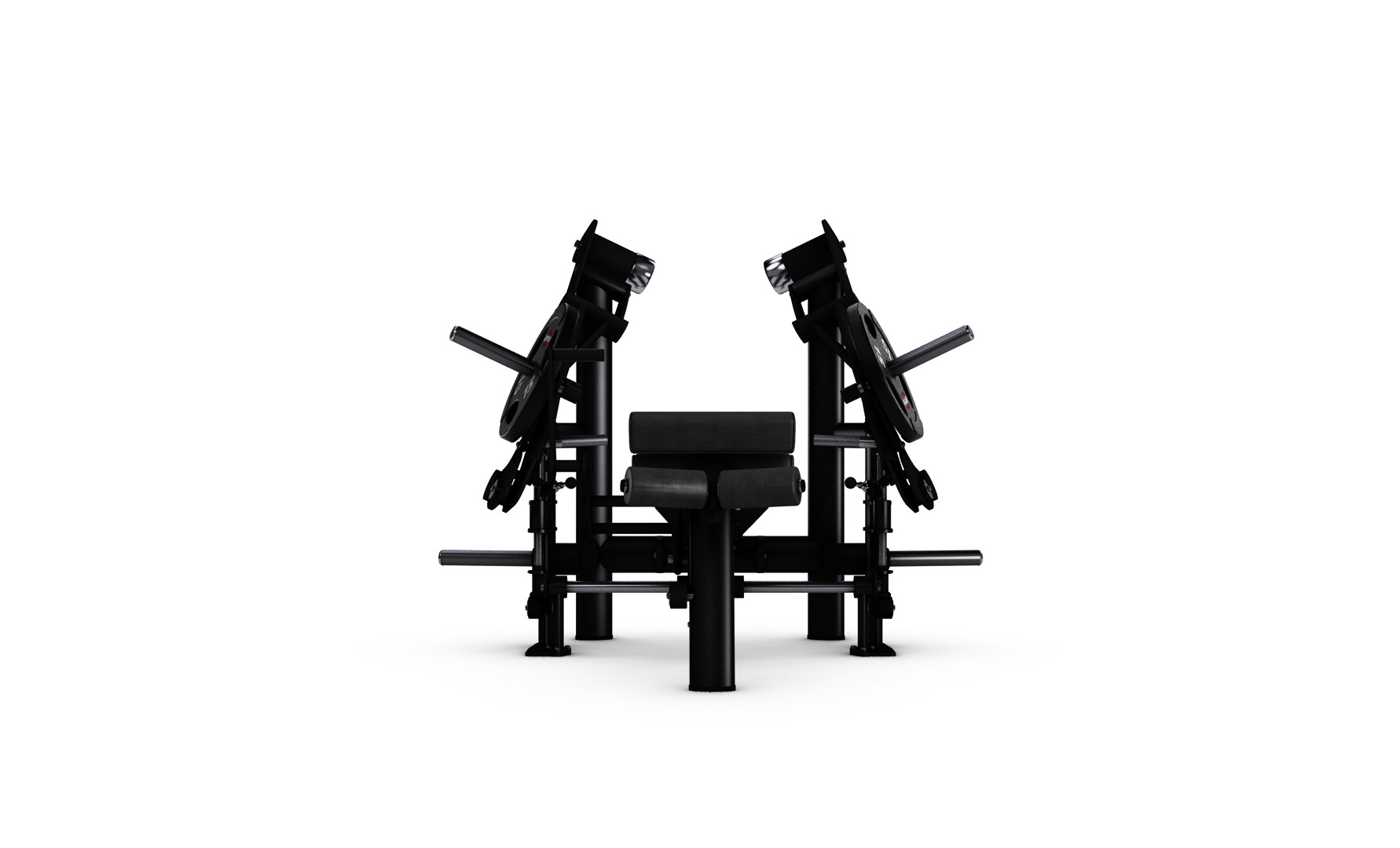 Gym80 Pure Kraft Strong Decline Chest Press Dual