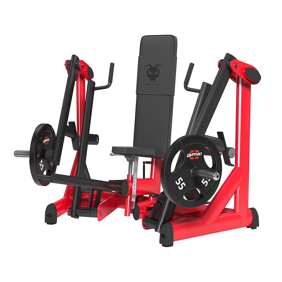 Gym80 Pure Kraft Seated Chest Press Dual