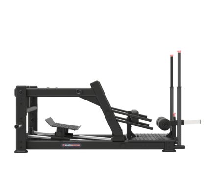 GLutebuilder plate loaded glute lunge side view