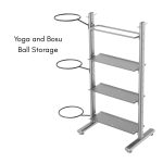 Yoga and Bosu Ball attachments for Multi Storage Rack