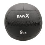 RawX Kevlar wall ball 9 lbs for Hyrox and Crossfit training in commercial fitness facilities