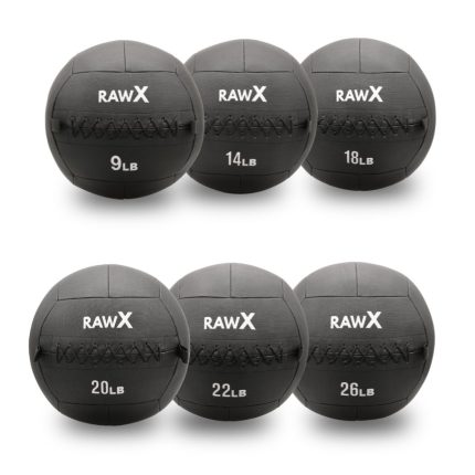 Kevlar Wall Balls 9lb, 14lb, 18lb, 20lb, 22lb, 26lb options for Hyrox and Crossfit training