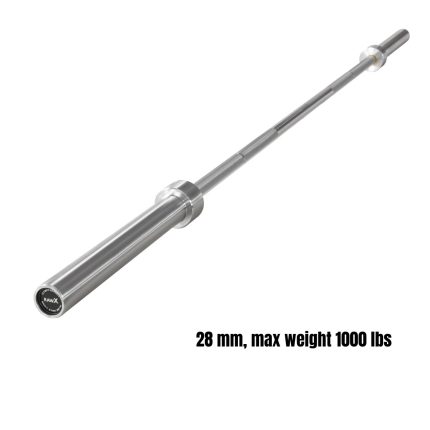 Commerical Olympic Barbell 1000lb capacity, 28mm