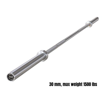 Commercial Olympic Barbell 30mm with 1500 lb weight capacity for Alberta gym supply